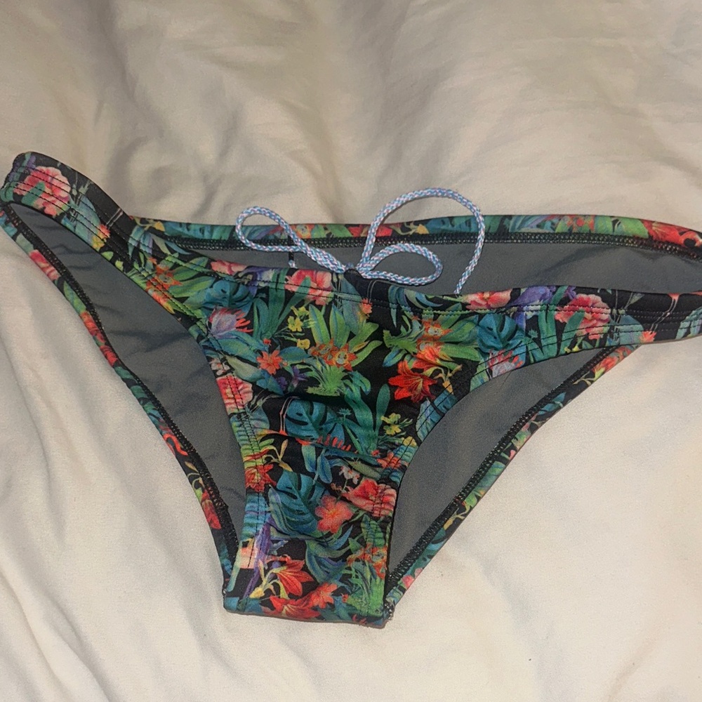 Jolyn Clothing Floral Bikini Bottom - Multicolor